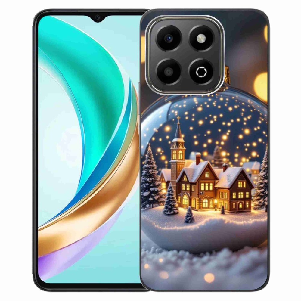 Gélový kryt mmCase na Honor X6b - vianočné gule 4