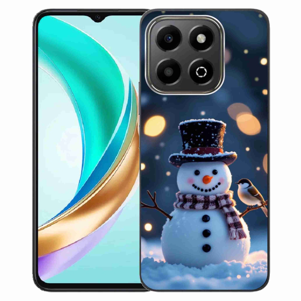 Gélový kryt mmCase na Honor X6b - vianočný snehuliak