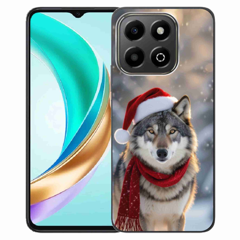 Gélový kryt mmCase na Honor X6b - vianočný vlk