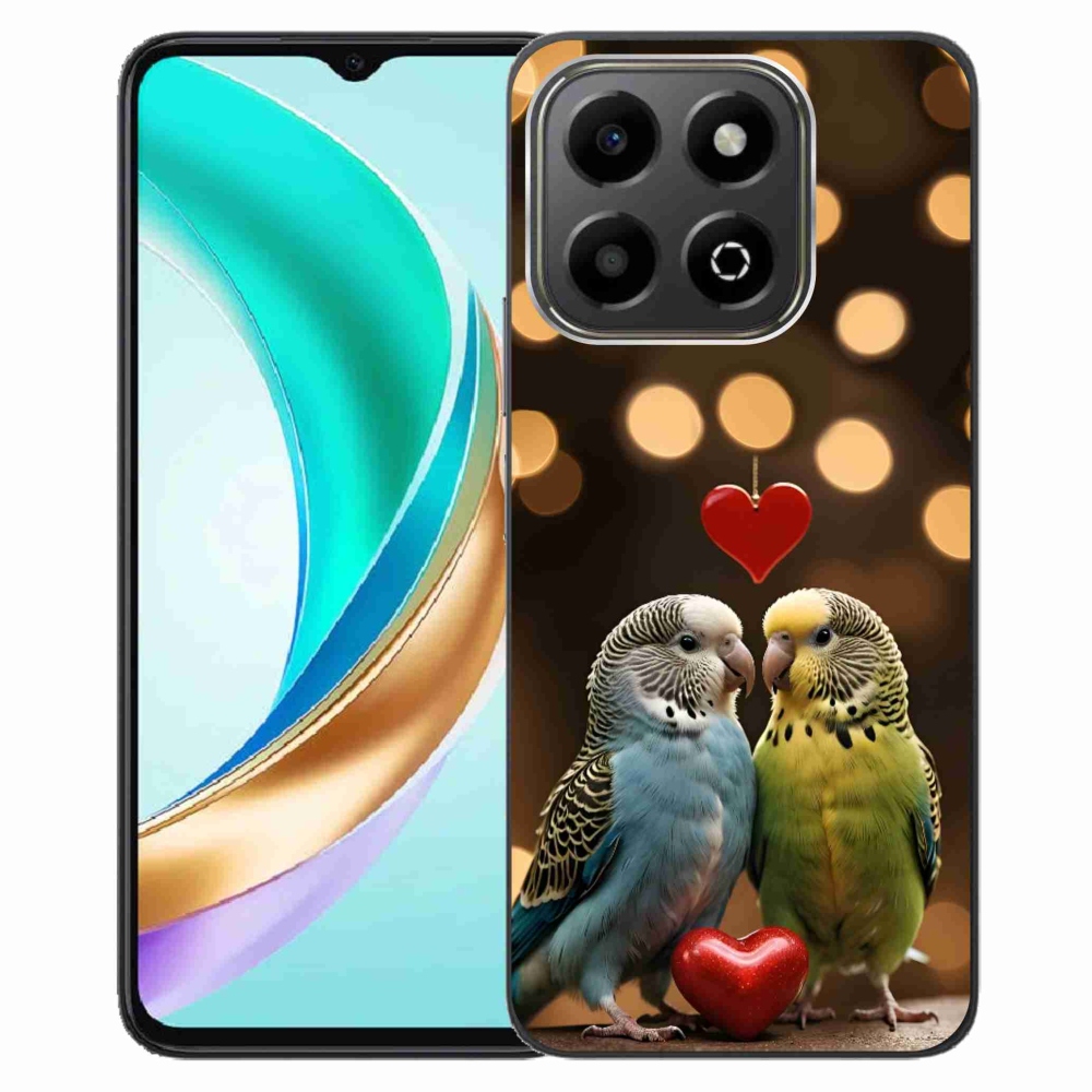 Gélový kryt mmCase na Honor X6b - zamilovaní papagáje