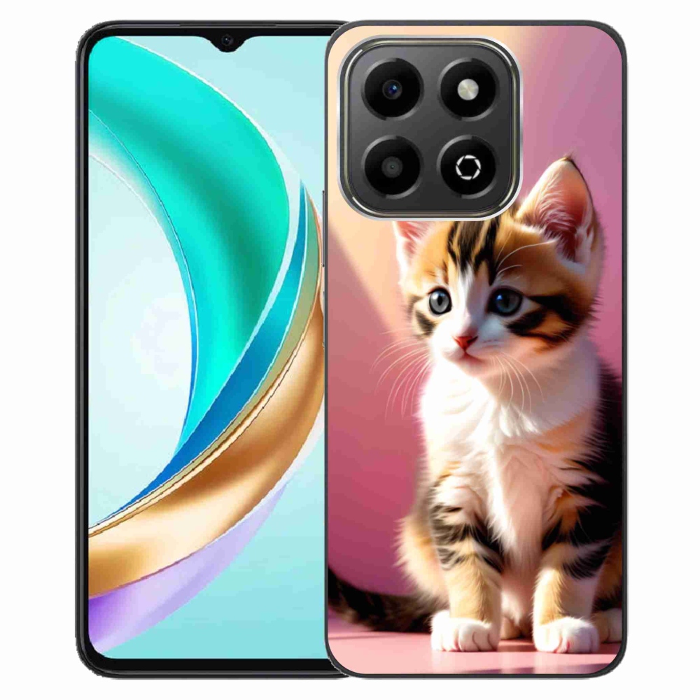 Gélový kryt mmCase na Honor X6b - zvedavé mačiatko 2