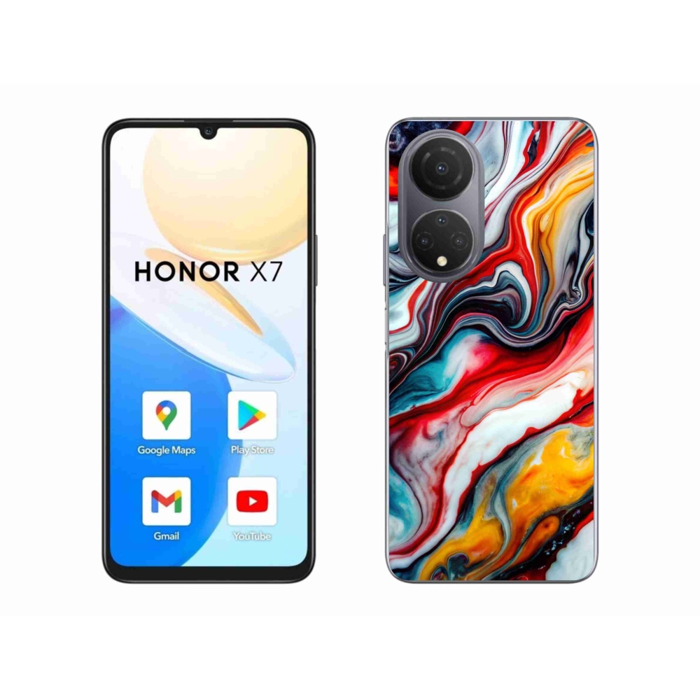 Gélový kryt mmCase na Honor X7 - abstraktný motív 35