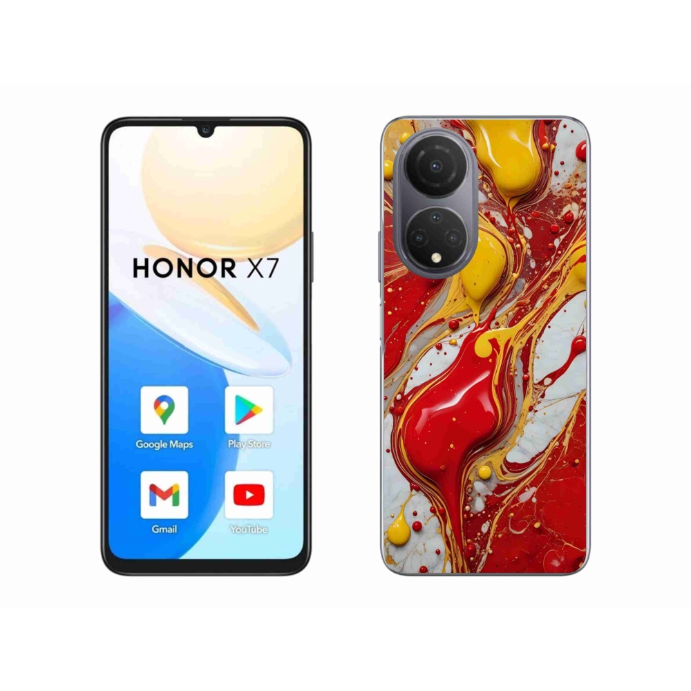 Gélový kryt mmCase na Honor X7 - abstraktný motív 42