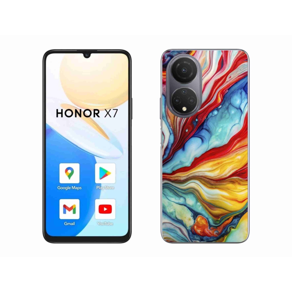 Gélový kryt mmCase na Honor X7 - abstraktný motív 58
