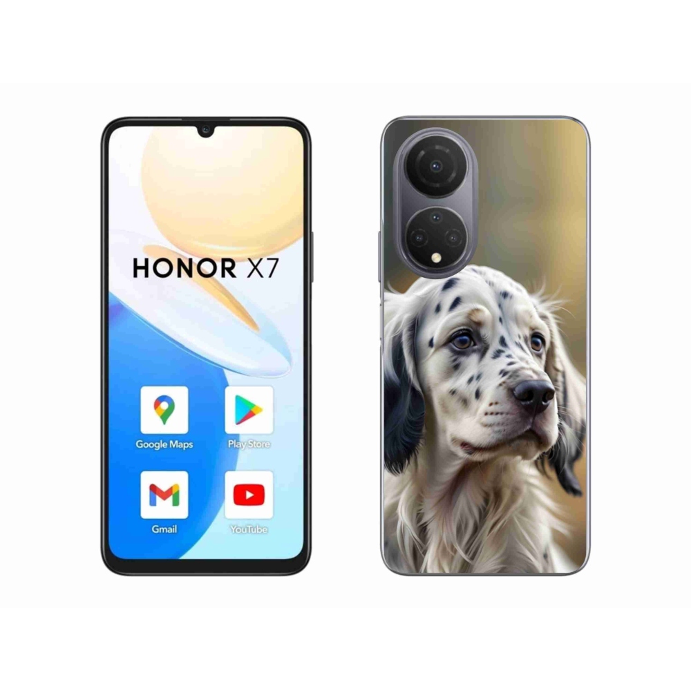 Gélový kryt mmCase na Honor X7 - anglický seter
