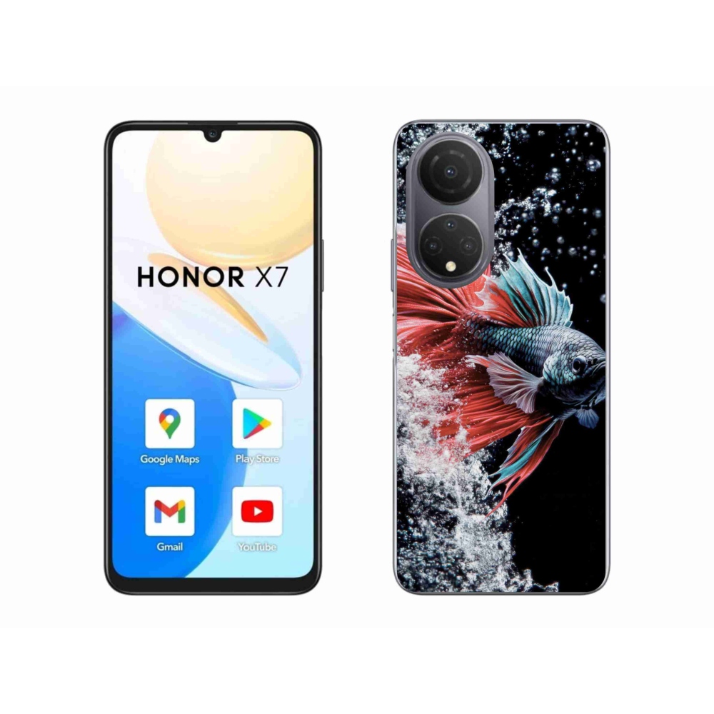 Gélový kryt mmCase na Honor X7 - bojovníčka pestrá