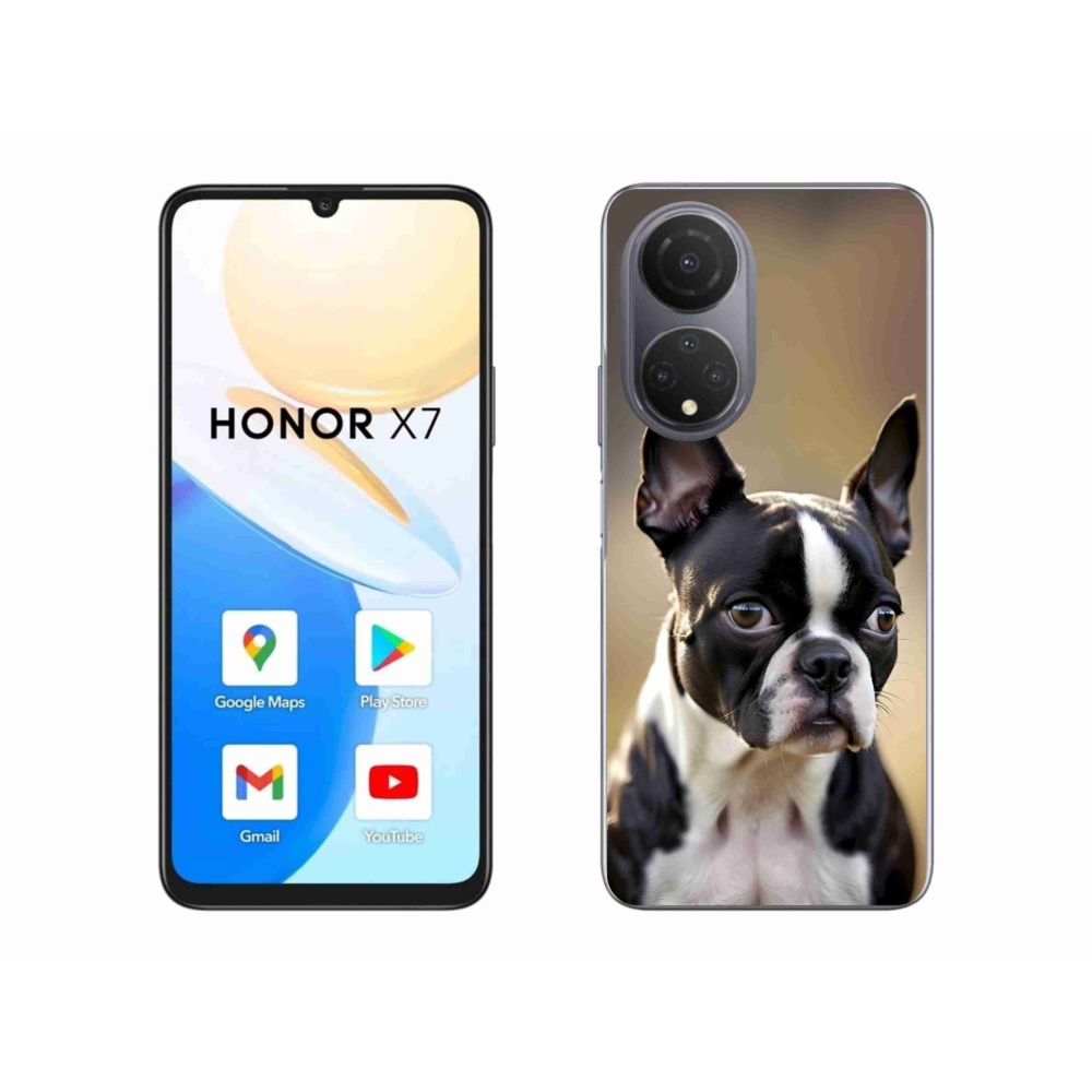 Gélový kryt mmCase na Honor X7 - bostonský teriér