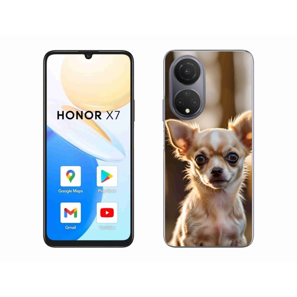 Gélový kryt mmCase na Honor X7 - čivava 6
