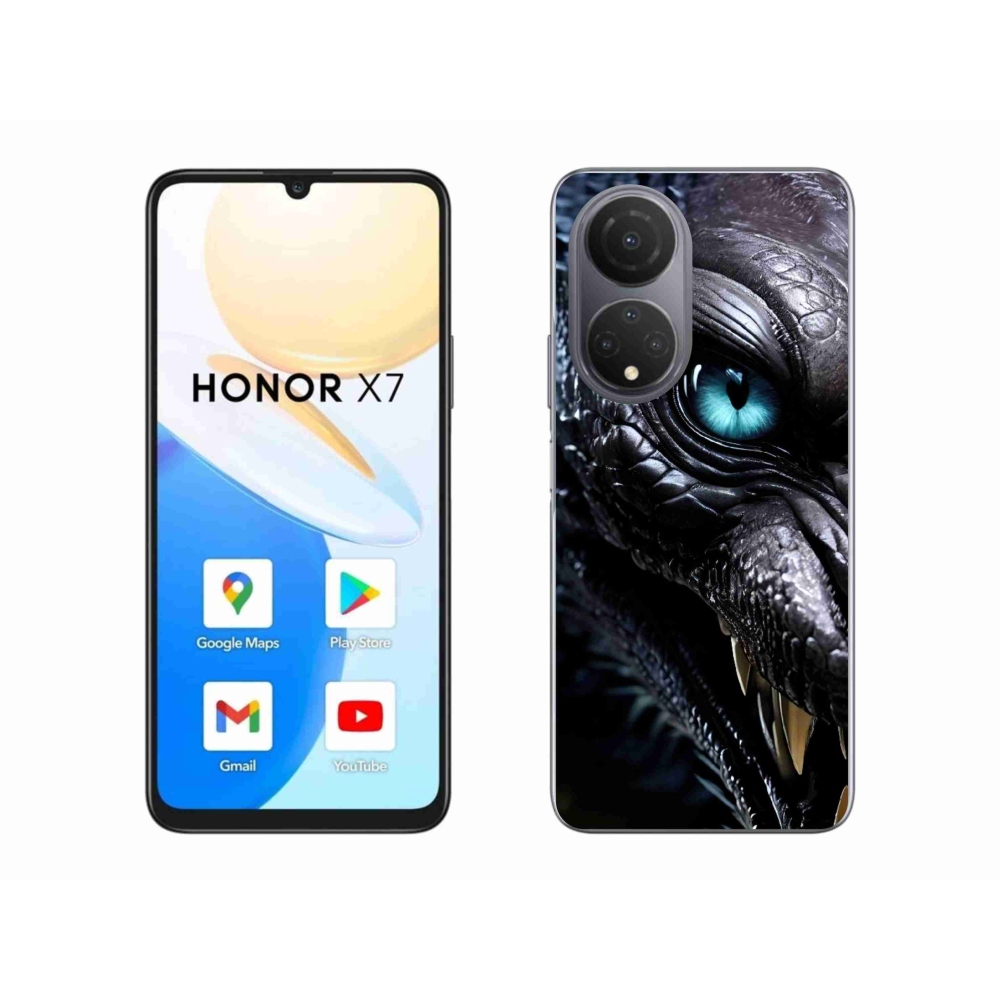 Gélový kryt mmCase na Honor X7 - dračí pohľad