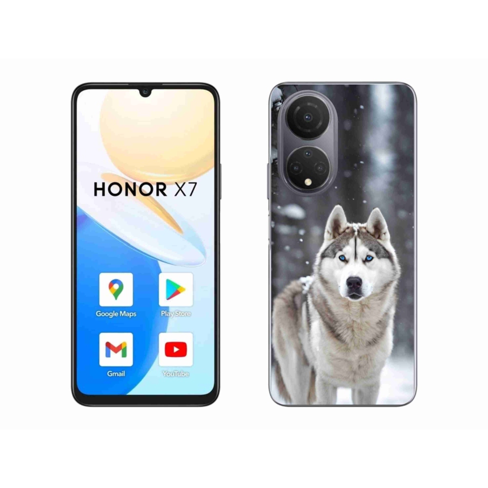 Gélový kryt mmCase na Honor X7 - husky 2