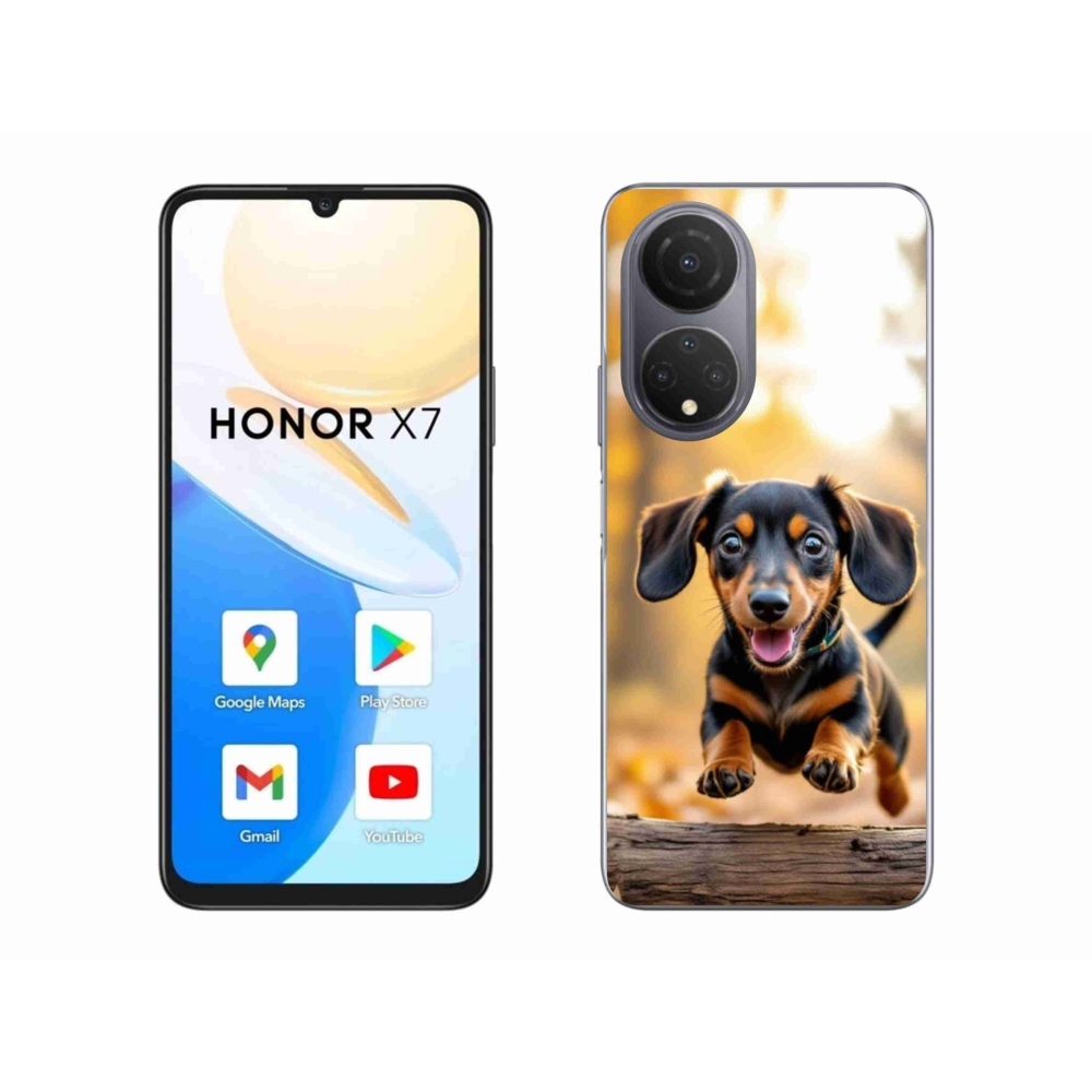 Gélový kryt mmCase na Honor X7 - jazvečík 2