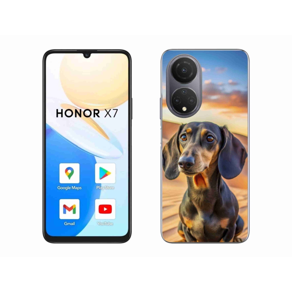 Gélový kryt mmCase na Honor X7 - jazvečík 3