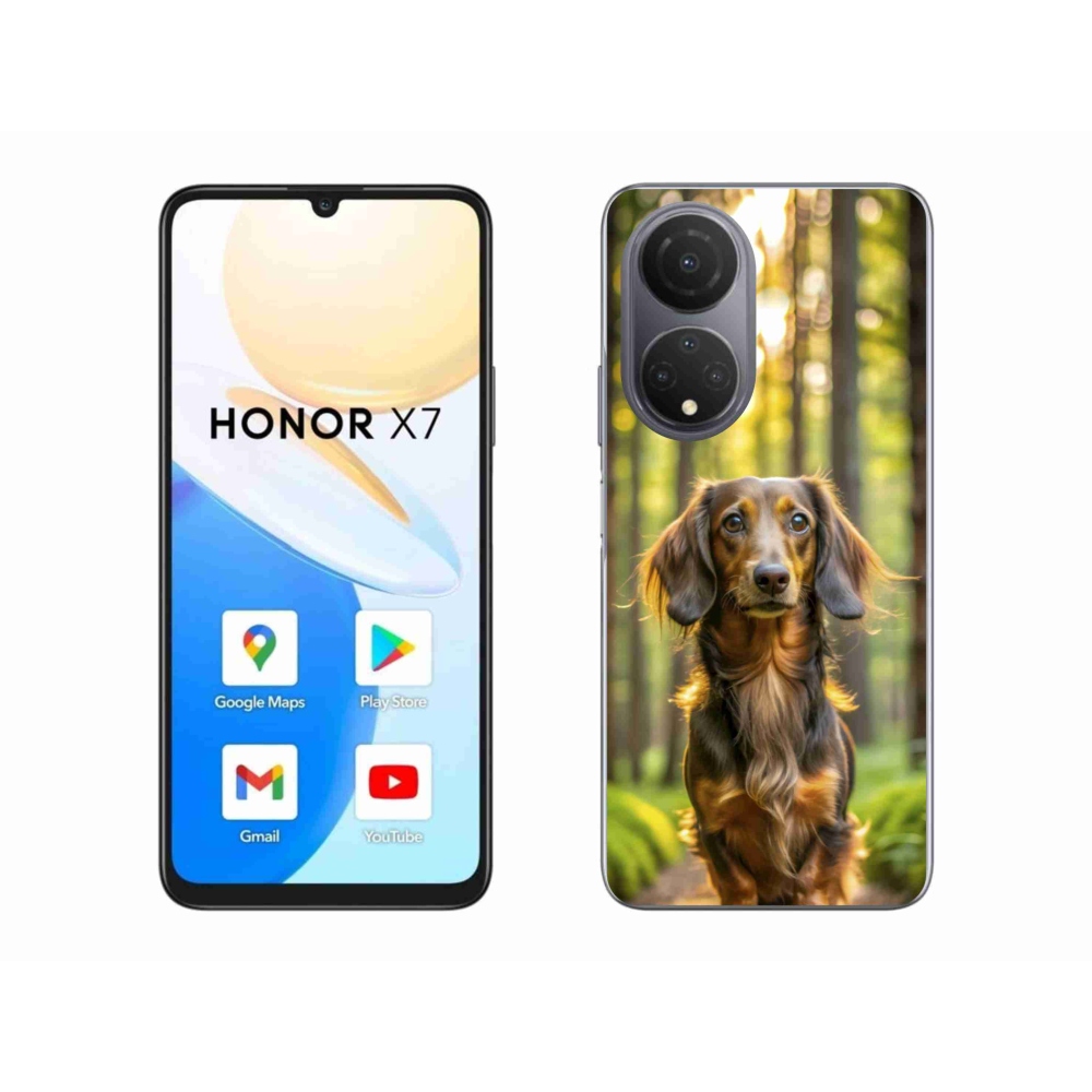 Gélový kryt mmCase na Honor X7 - jazvečík 4