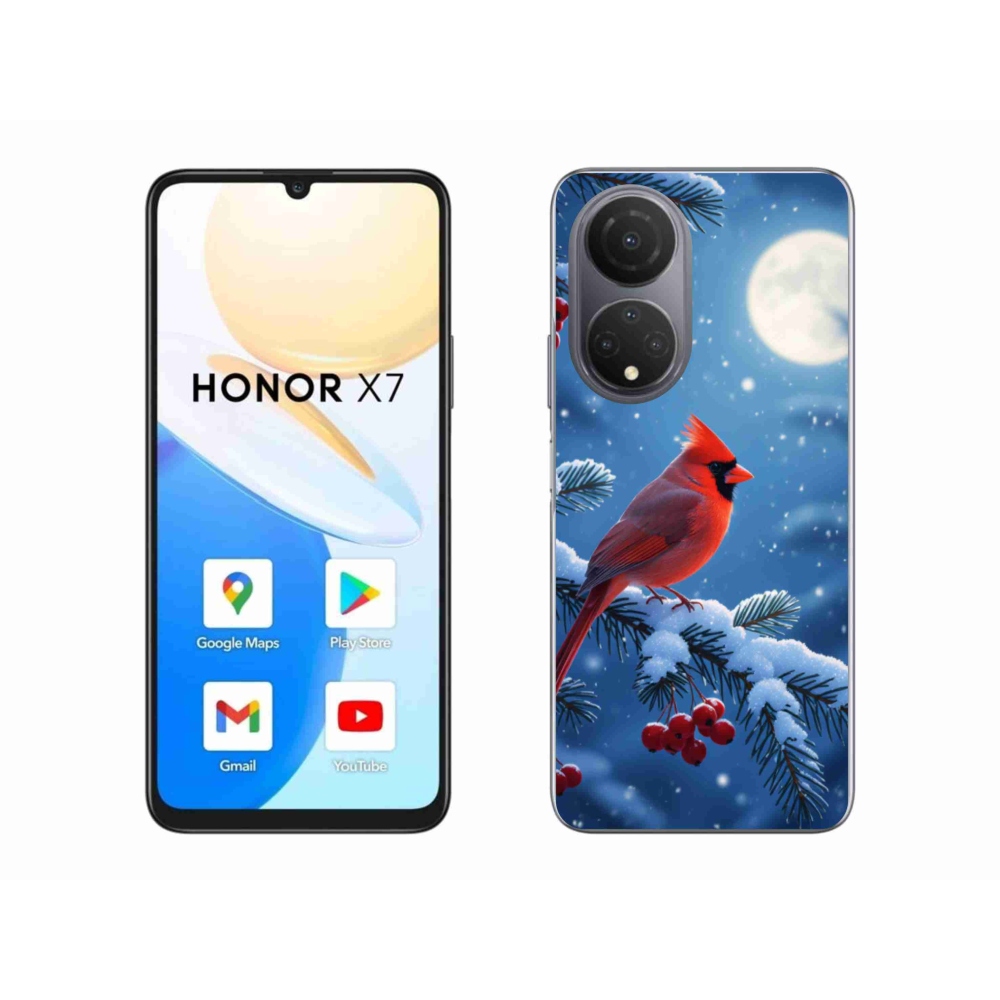 Gélový kryt mmCase na Honor X7 - kardinál červený