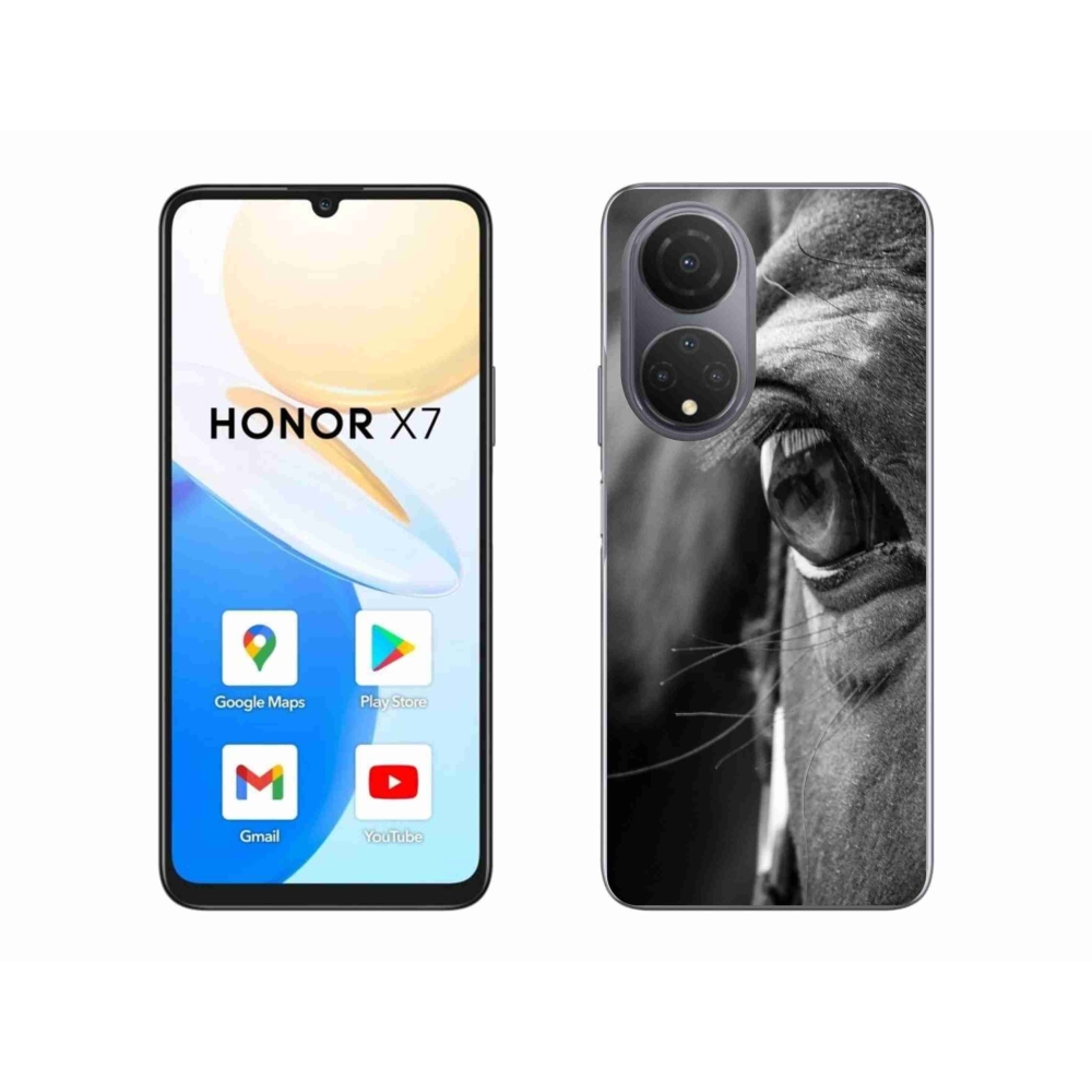 Gélový kryt mmCase na Honor X7 - konský pohľad