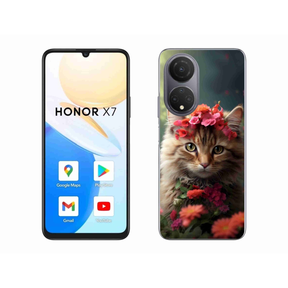 Gélový kryt mmCase na Honor X7 - mačacia princezná