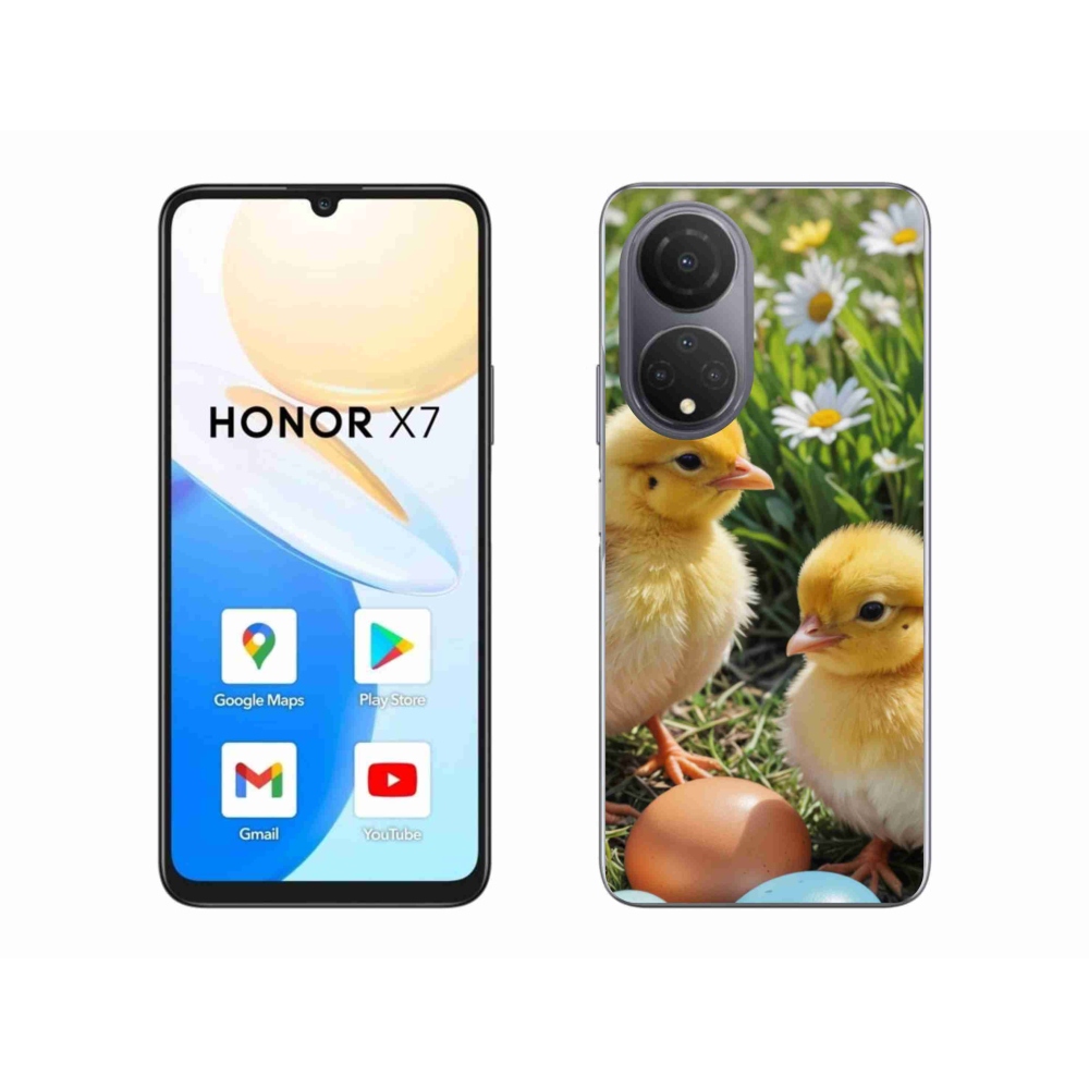 Gélový kryt mmCase na Honor X7 - kuriatka