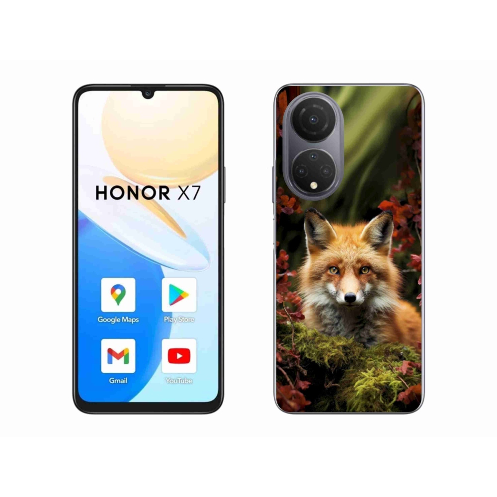 Gélový kryt mmCase na Honor X7 - líška v lese