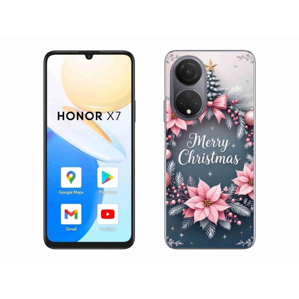 Gélový kryt mmCase na Honor X7 - merry christmas