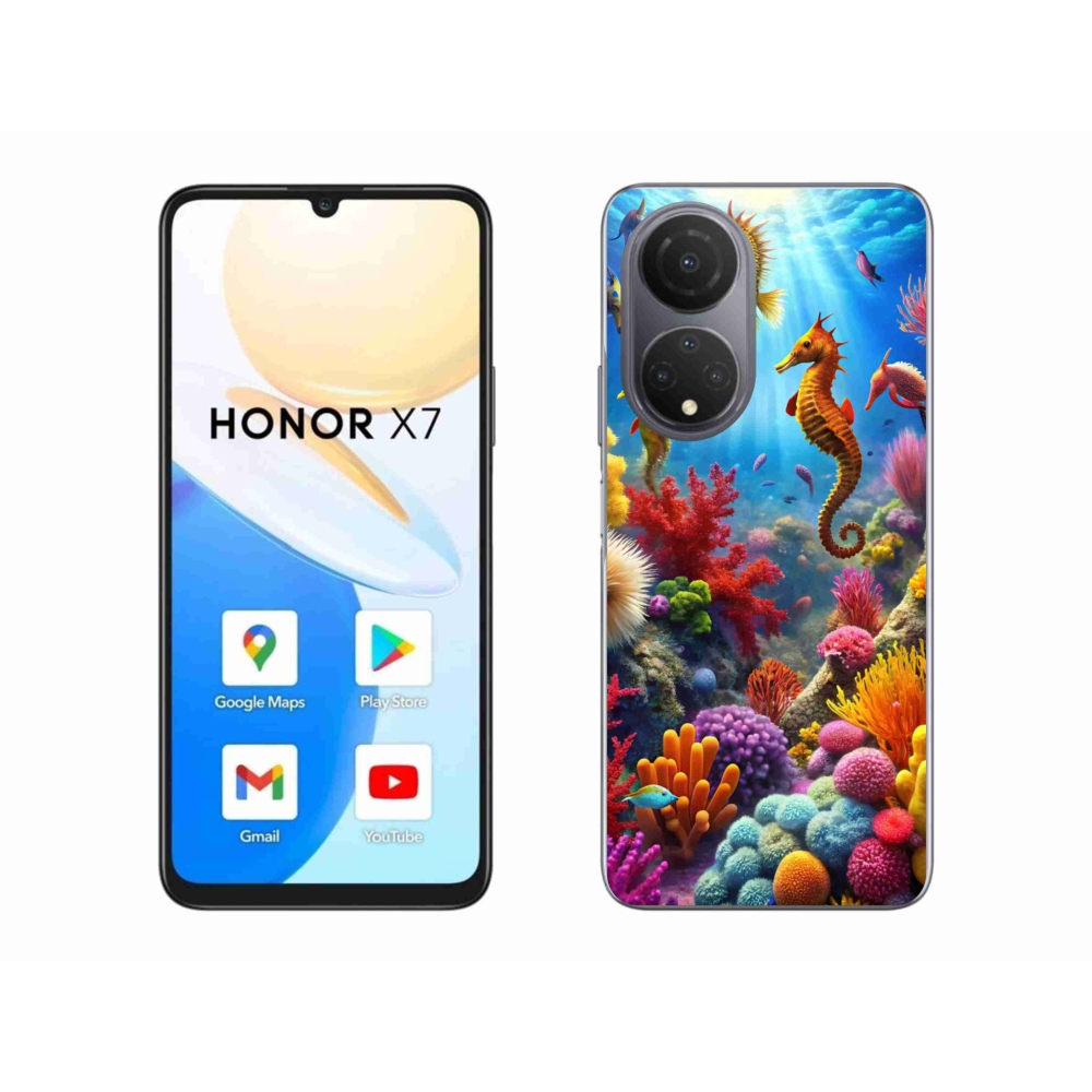 Gélový kryt mmCase na Honor X7 - morský svet 3