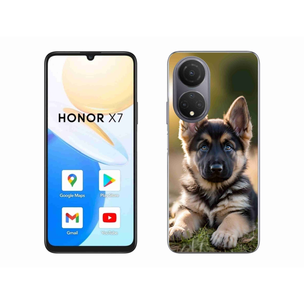 Gélový kryt mmCase na Honor X7 - nemecký ovčiak v prírode