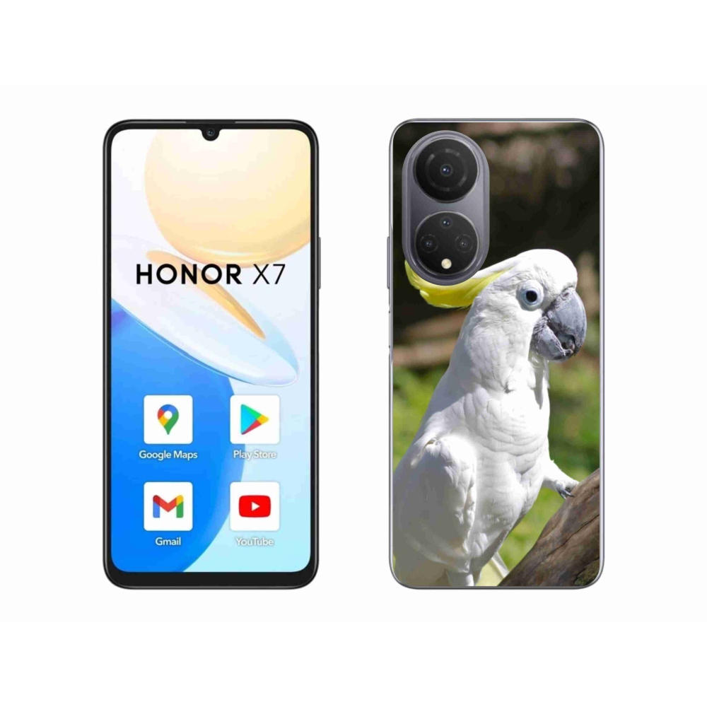Gélový kryt mmCase na Honor X7 - papagáj kakadu 2