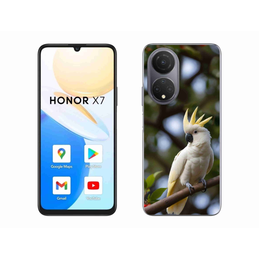 Gélový kryt mmCase na Honor X7 - papagáj kakadu 3