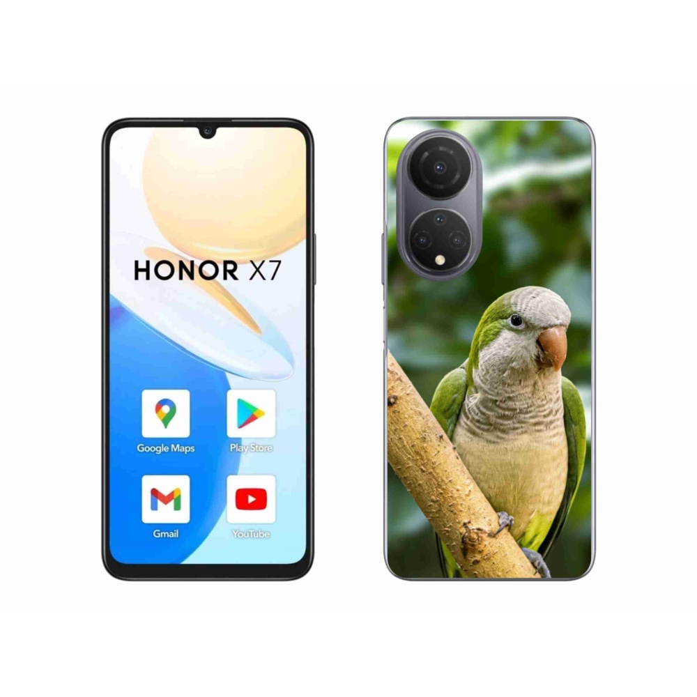 Gélový kryt mmCase na Honor X7 - papagáj mníšok