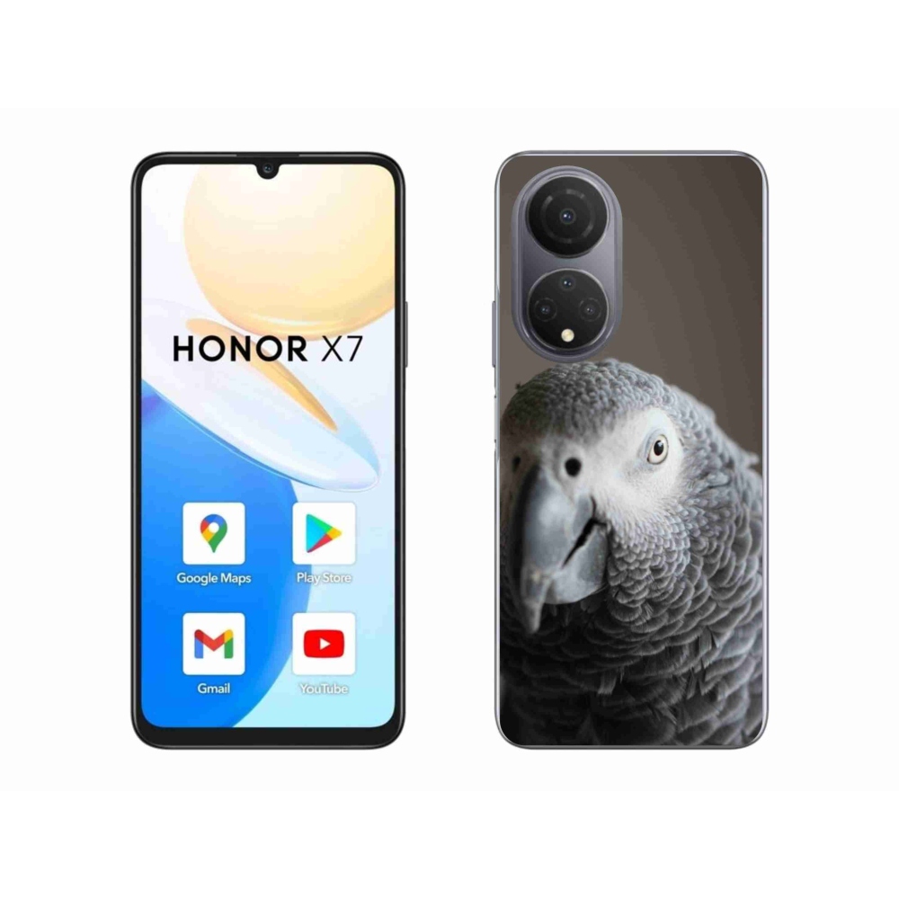 Gélový kryt mmCase na Honor X7 - papagáj žako 2