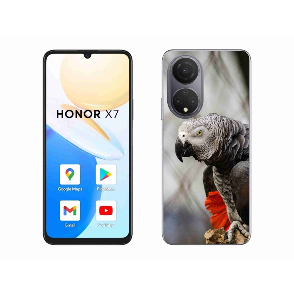 Gélový kryt mmCase na Honor X7 - papagáj žako 3