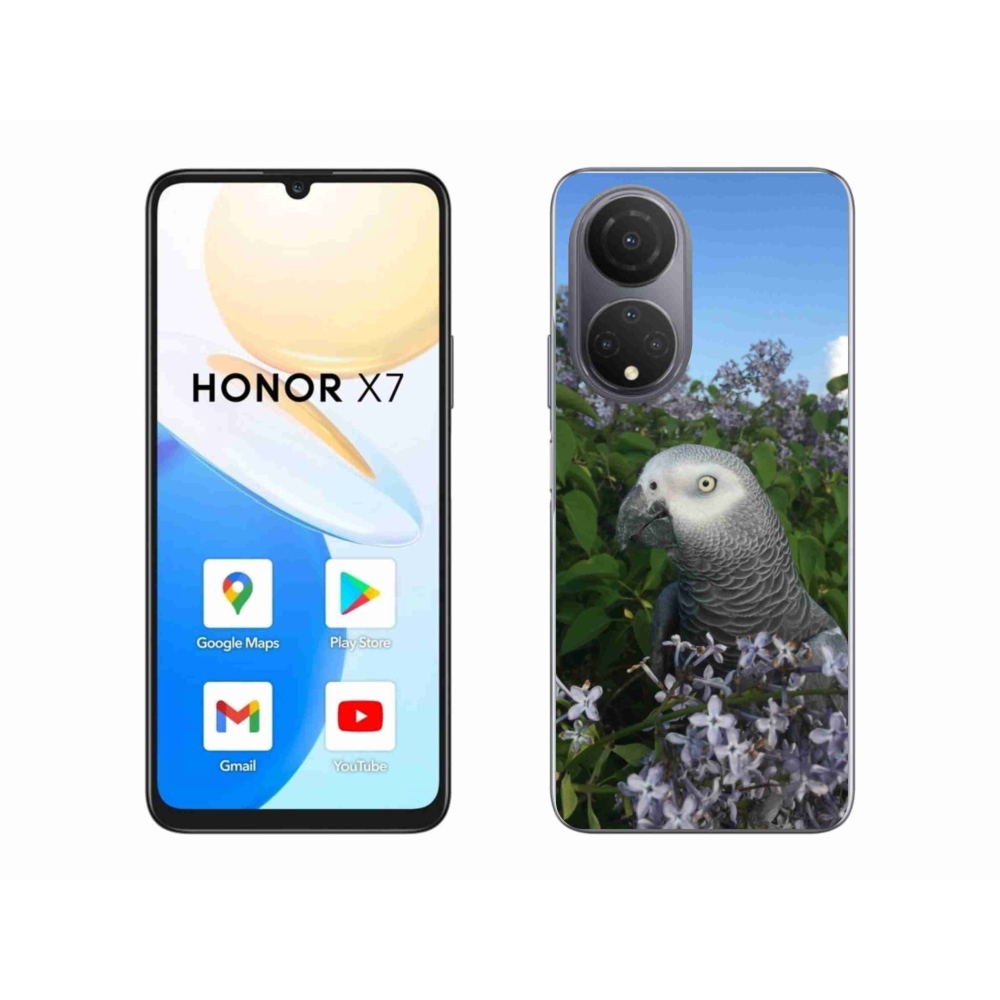 Gélový kryt mmCase na Honor X7 - papagáj žako