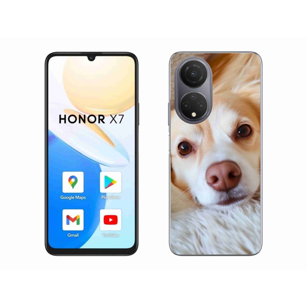 Gélový kryt mmCase na Honor X7 - Roztomilá čivava