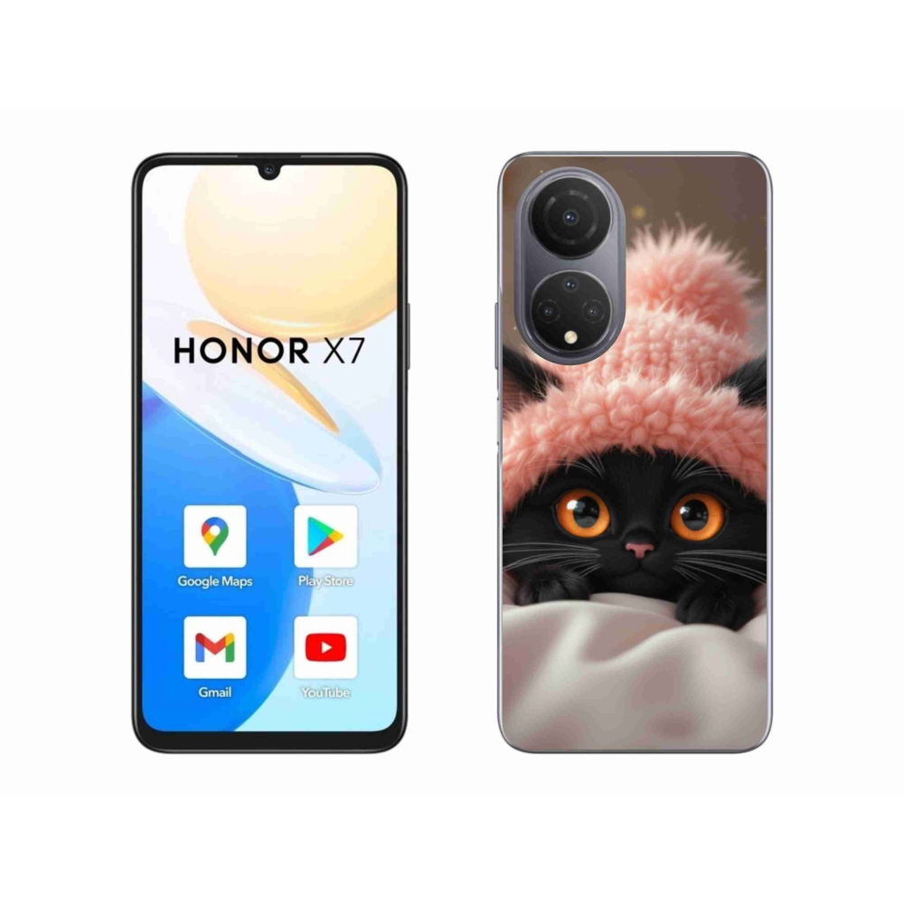 Gélový kryt mmCase na Honor X7 - roztomilé mačiatko 7