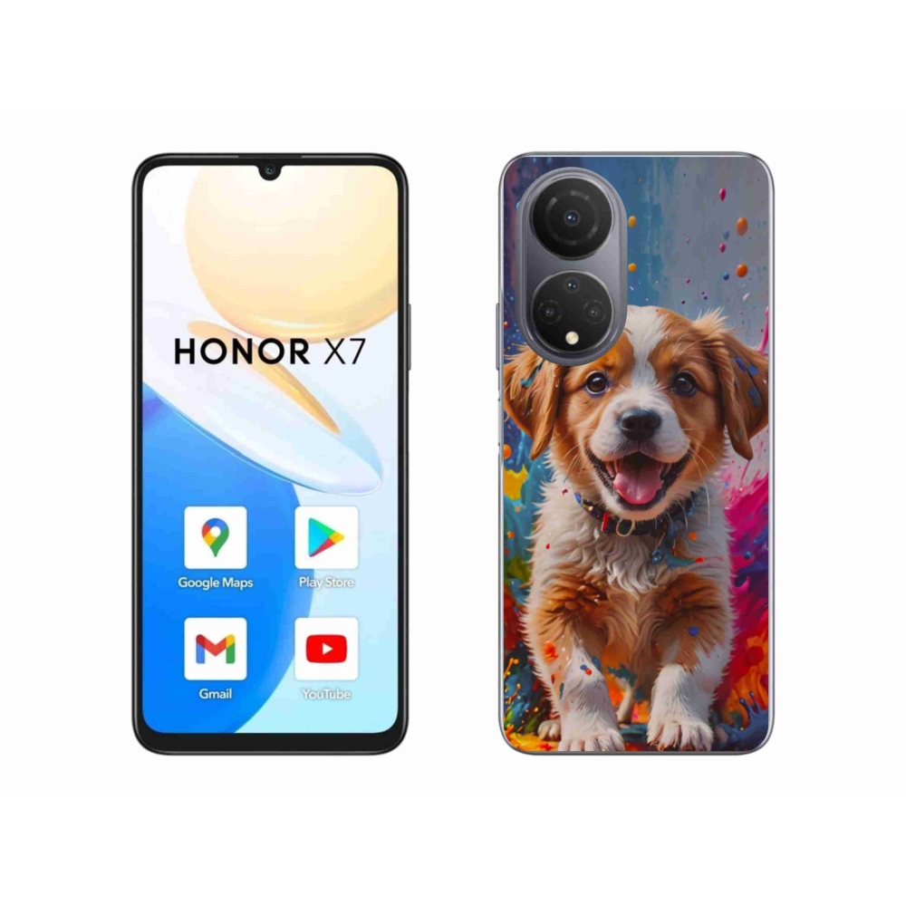 Gélový kryt mmCase na Honor X7 - roztomilé šteňa 3