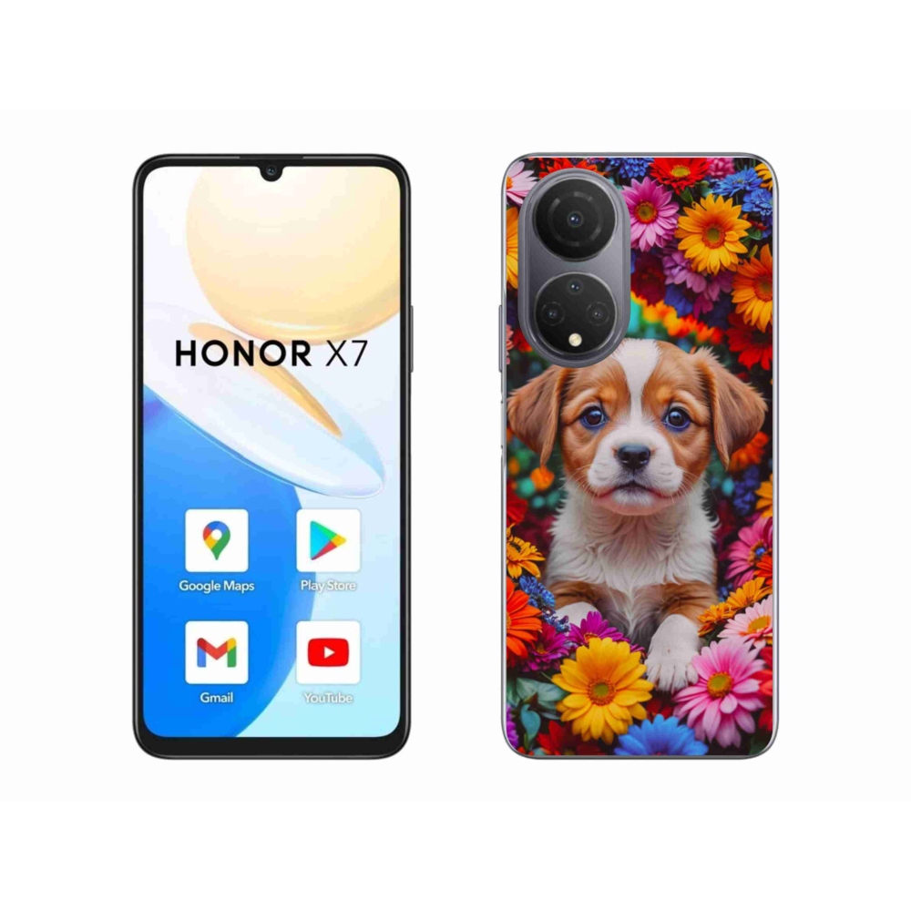 Gélový kryt mmCase na Honor X7 - roztomilé šteňa