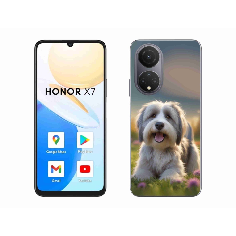 Gélový kryt mmCase na Honor X7 - roztomilý havanský psík