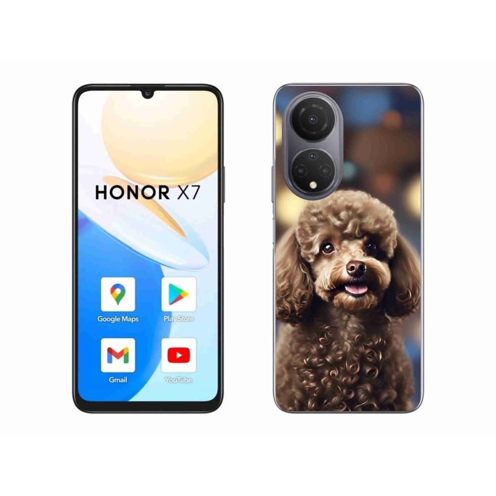 Gélový kryt mmCase na Honor X7 - roztomilý pudel