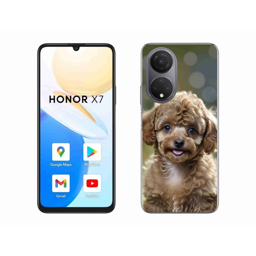 Gélový kryt mmCase na Honor X7 - roztomilý pudel