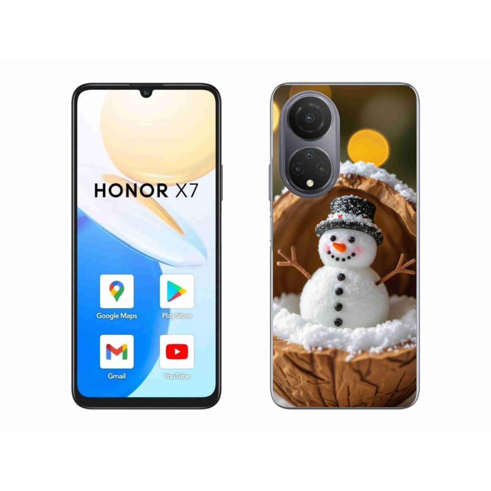 Gélový kryt mmCase na Honor X7 - snehuliak 4
