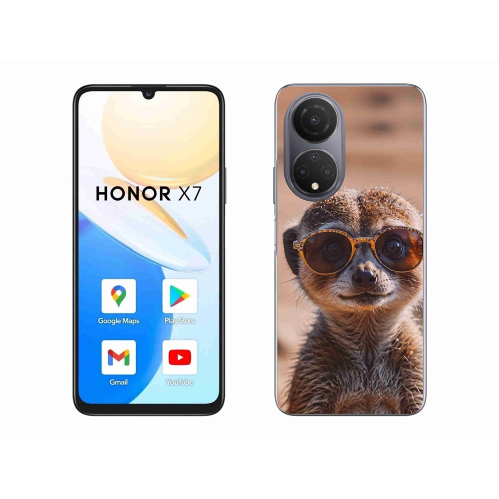 Gélový kryt mmCase na Honor X7 - štýlová surikata