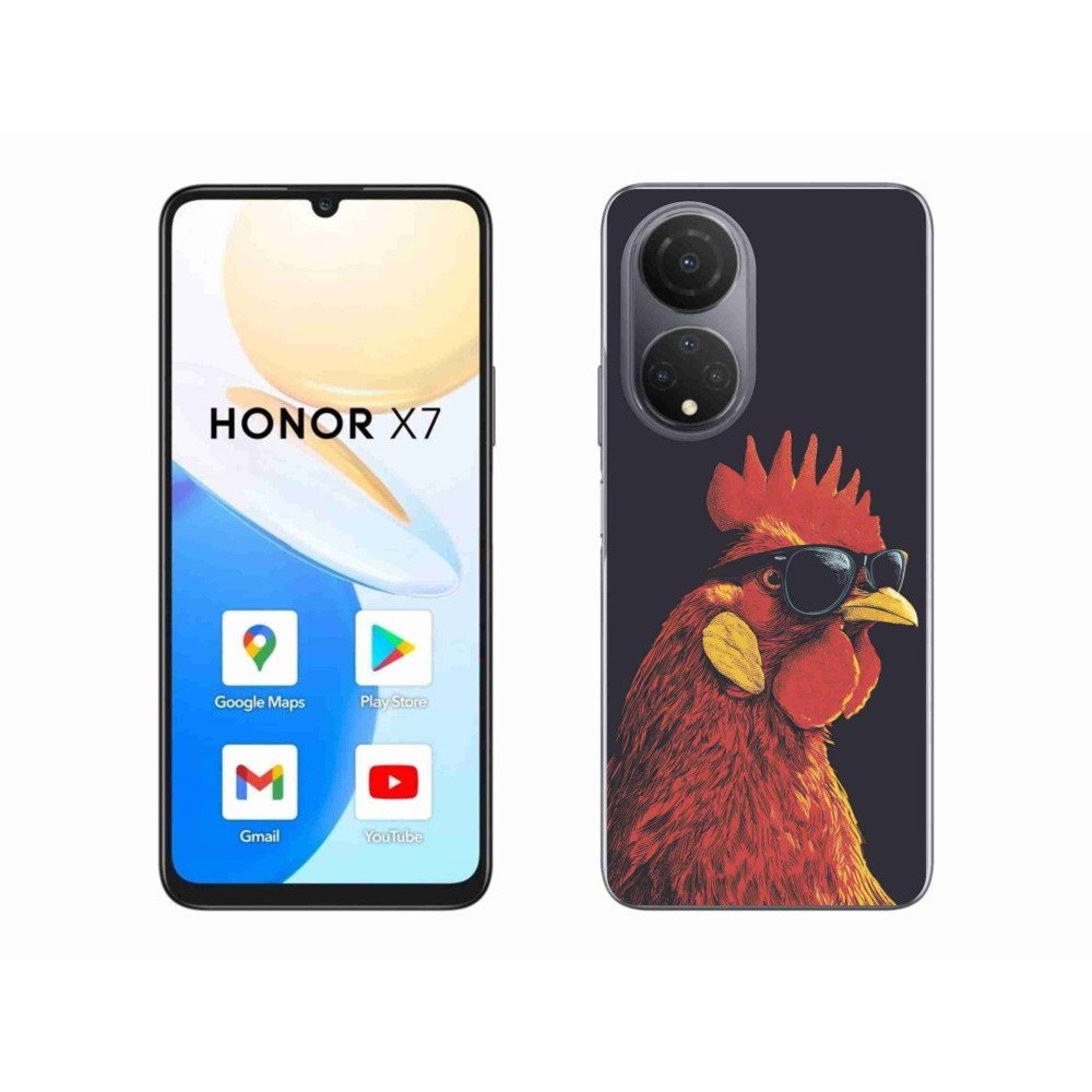 Gélový kryt mmCase na Honor X7 - štýlový kohút