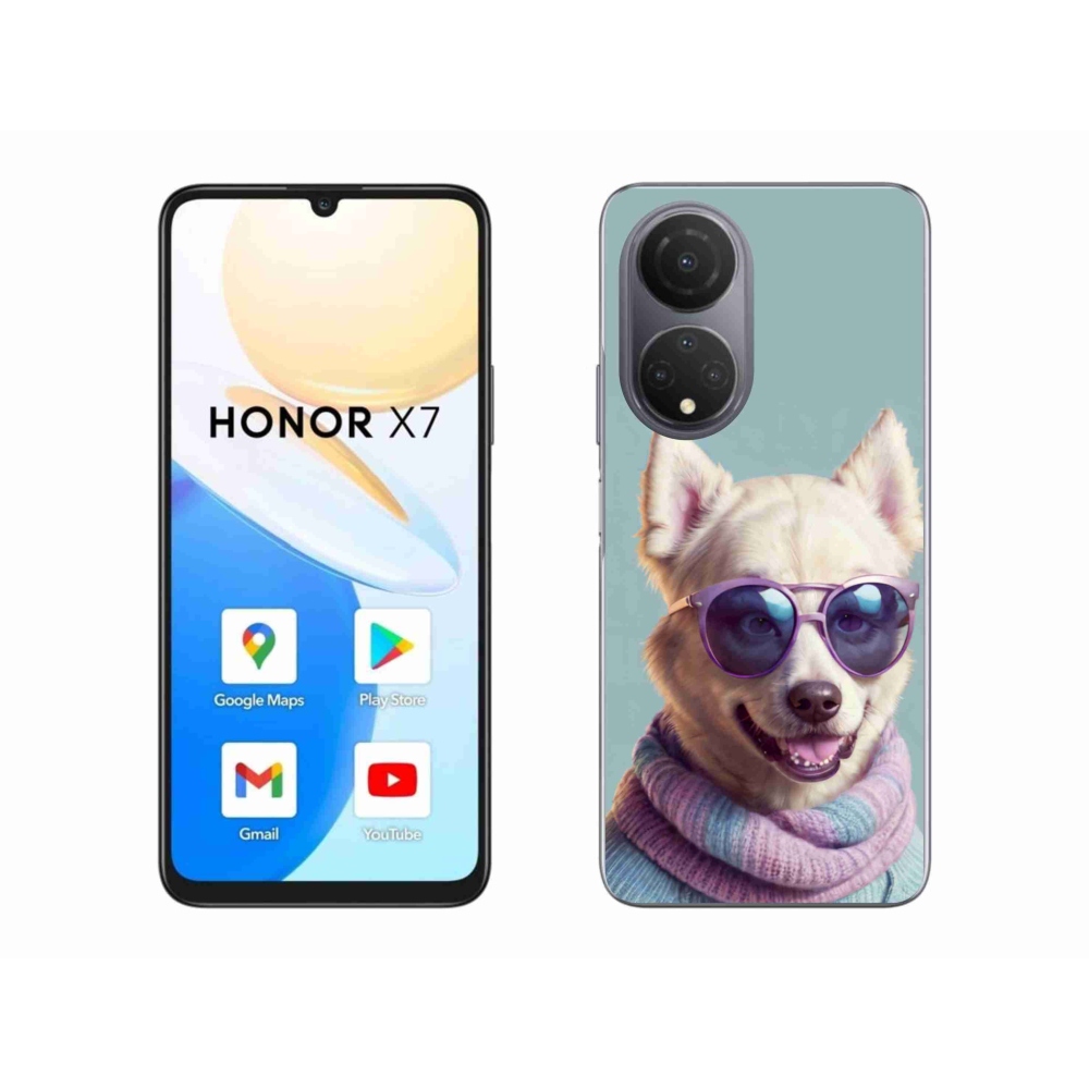 Gélový kryt mmCase na Honor X7 - štýlový nemecký špic