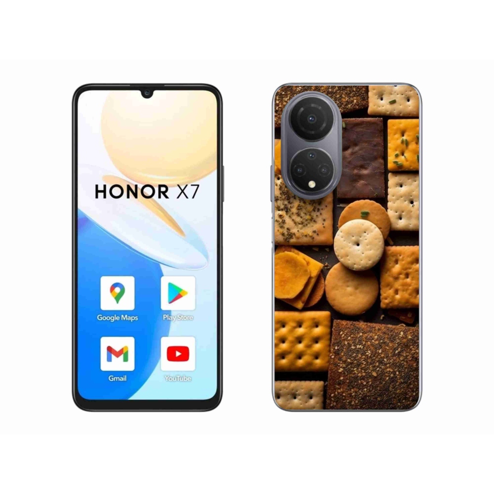 Gélový kryt mmCase na Honor X7 - sušienky