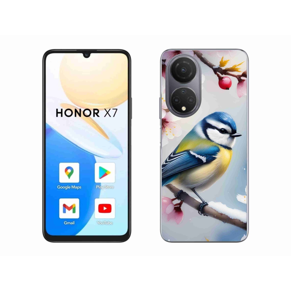 Gélový kryt mmCase na Honor X7 - sýkorka