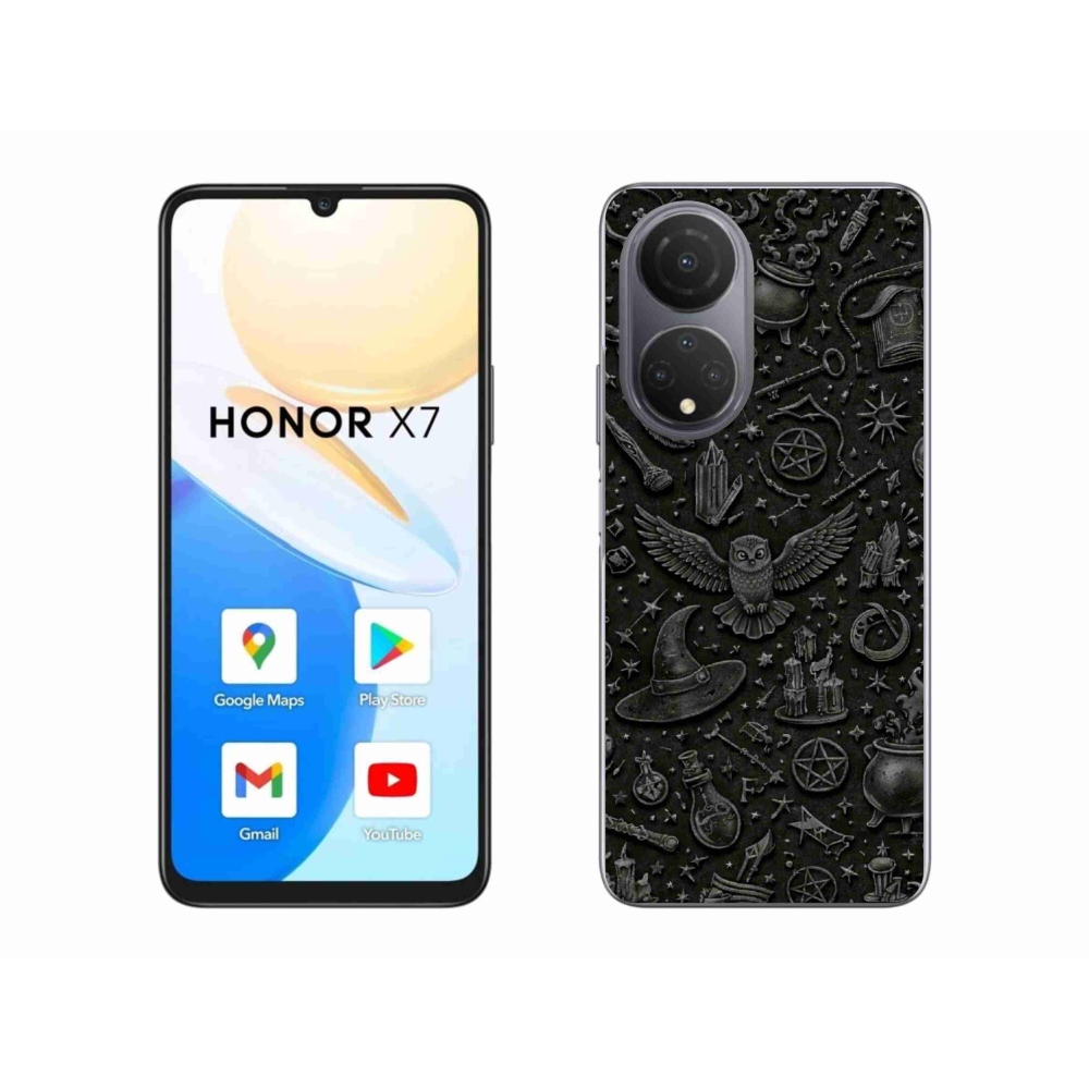 Gélový kryt mmCase na Honor X7 - tmavý magický svet