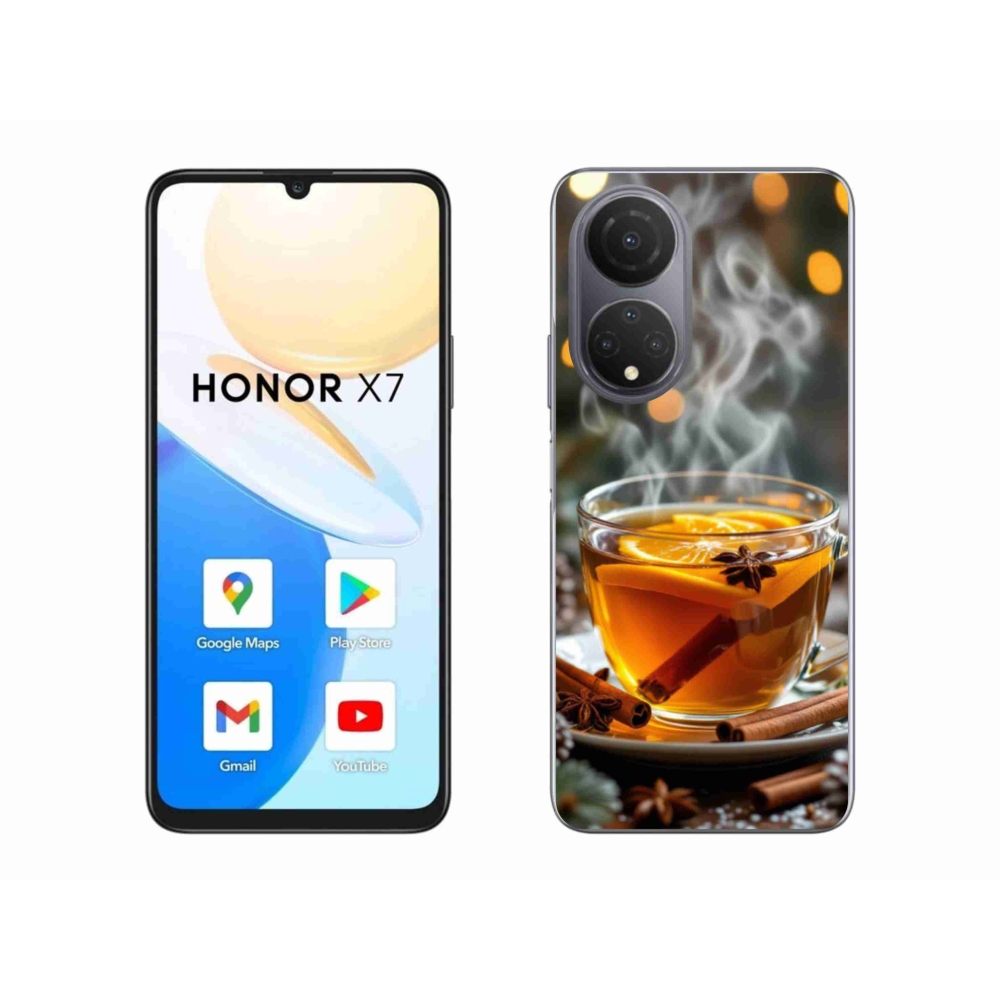 Gélový kryt mmCase na Honor X7 - vianočný punč