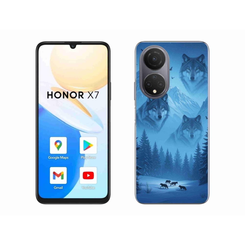 Gélový kryt mmCase na Honor X7 - vlčia svorka
