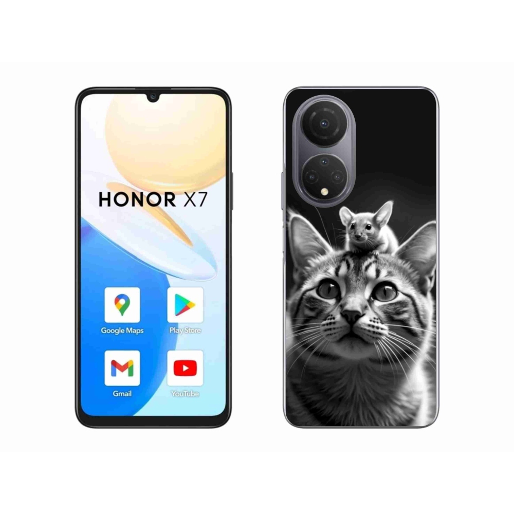 Gélový kryt mmCase na Honor X7 - zvieracie priateľstvo 2
