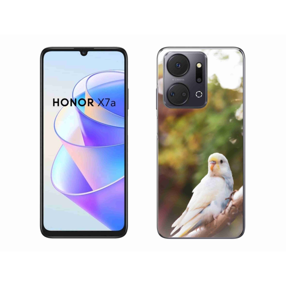 Gélový kryt mmCase na Honor X7a - andulka biela