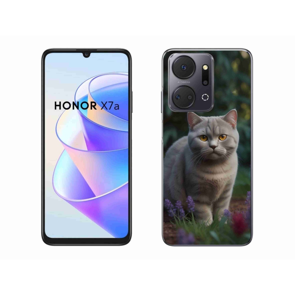 Gélový kryt mmCase na Honor X7a - britská mačka